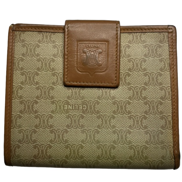 Celine Vintage Bifold Wallet Mono Coated Canvas - Picture 3 of 16